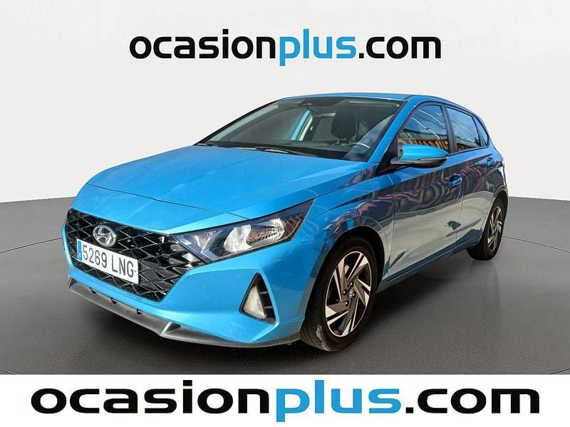 Azul Usado 2021 Hyundai i20 Utilitario | 12.082 € (Precio justo) - Imagen 1/4