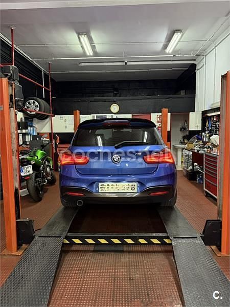 Usado BMW 118 150 CV (110 kW) 2016 Azul Utilitario