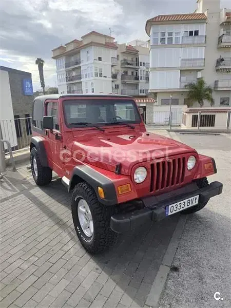 Usado Jeep Wrangler 177 CV (130 kW) 2002 Rojo SUV