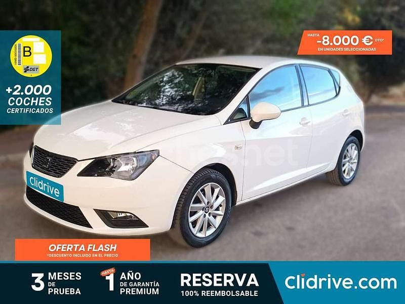 Blanco Usado 2014 Seat Ibiza I-Tech Berlina | 7190 € (Precio justo) - Imagen 1/3