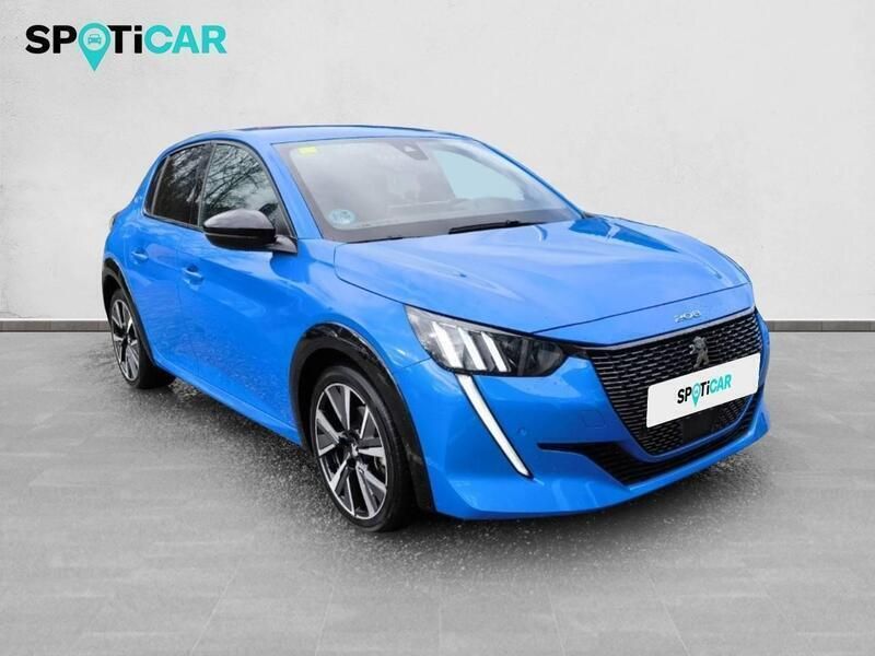 Usado Peugeot 208 GT-line 100 CV (73 kW) 2020 Azul Utilitario
