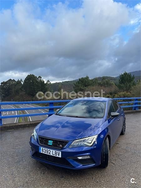 Azul Usado 2019 Seat Leon FR Berlina | 15.000 € (Precio justo) - Imagen 1/4