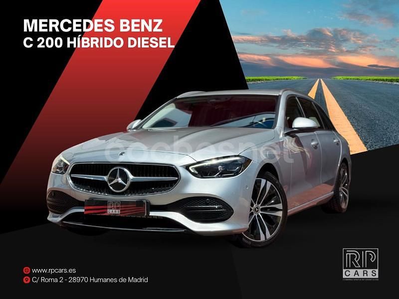 Gris / plata Usado 2021 Mercedes C200 Familiar | 25.990 € (Buen precio) - Imagen 1/4