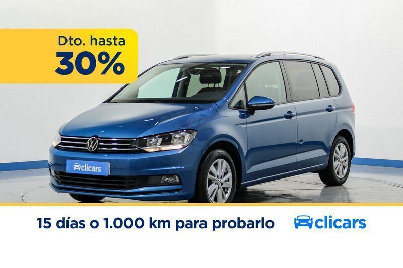 Azul Usado 2020 VW Touran Advance Monovolumen | 23.990 € (Precio justo) - Imagen 1/4