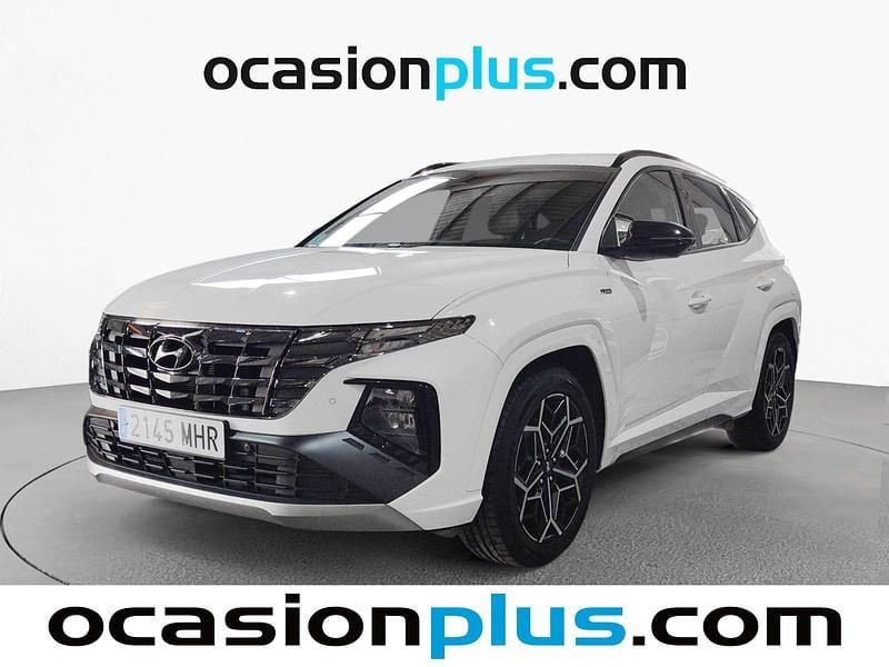 Blanco Usado 2023 Hyundai Tucson N Line SUV | 21.137 € (Precio justo) - Imagen 1/4