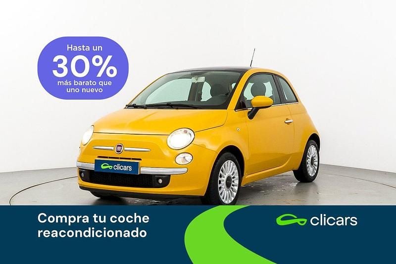 Amarillo Usado 2013 Fiat 500 Lounge Utilitario | 6690 € (Precio justo) - Imagen 1/4