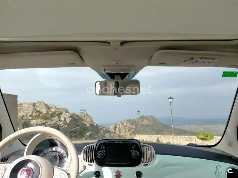 Usado Fiat 500 Lounge 69 CV (50 kW) 2019 Verde Berlina