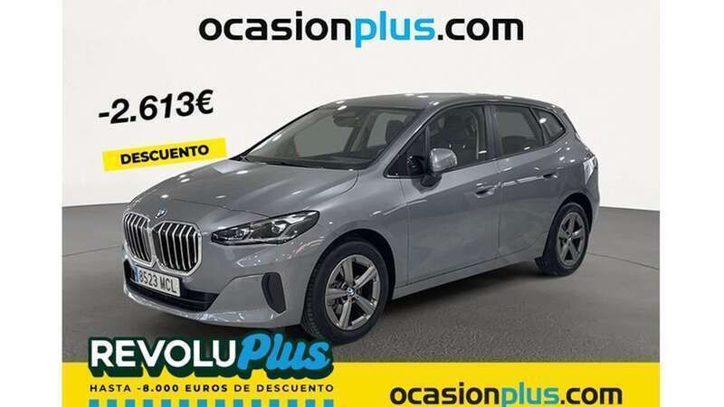 Gris Usado 2022 BMW 218 Active Tourer Monovolumen | 26.137 € (Precio justo) - Imagen 1/4