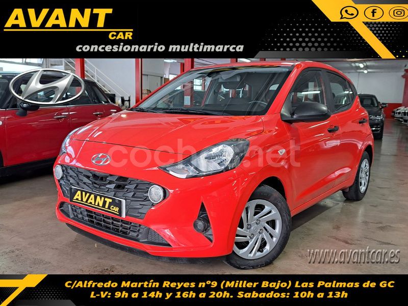 Usado Hyundai i10 66 CV (48 kW) 2020 Rojo Utilitario