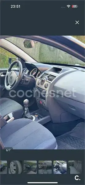Usado Renault Mégane GrandTour Authentique 105 CV (77 kW) 2004 Negro Familiar