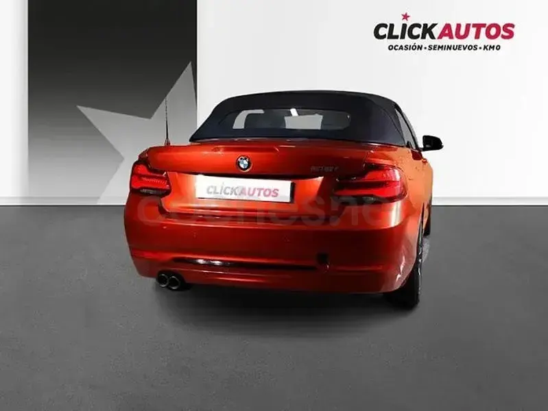 Usado BMW 218 Comfort Edition 136 CV (100 kW) 2021 Naranja Descapotable