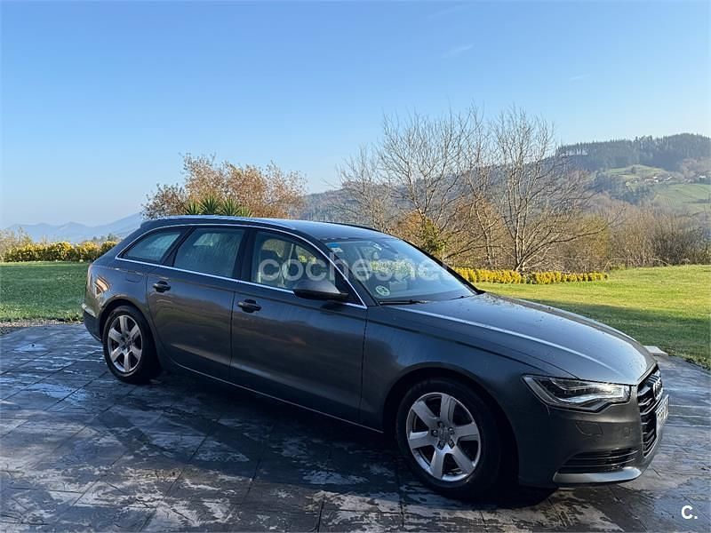 Usado Audi A6 245 CV (180 kW) 2013 Gris / plata Familiar