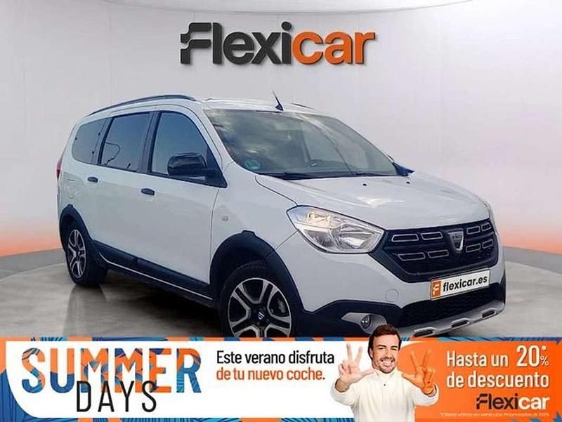 Blanco Usado 2021 Dacia Lodgy Monovolumen | 14.890 € (Precio justo) - Imagen 1/4