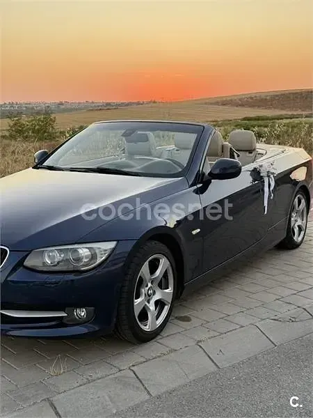 Usado BMW 320 Cabriolet 184 CV (135 kW) 2012 Azul Descapotable