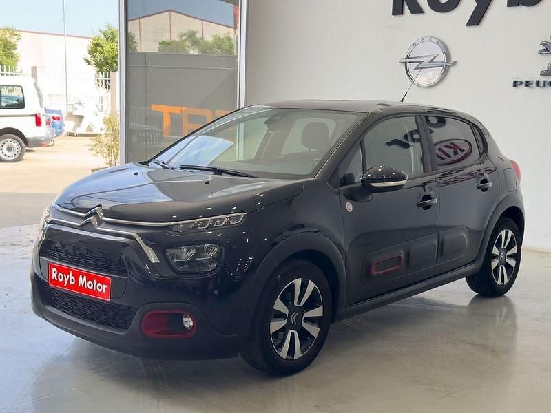 Usado Citroën C3 PureTech 82 CV (60 kW) 2021 Negro Utilitario