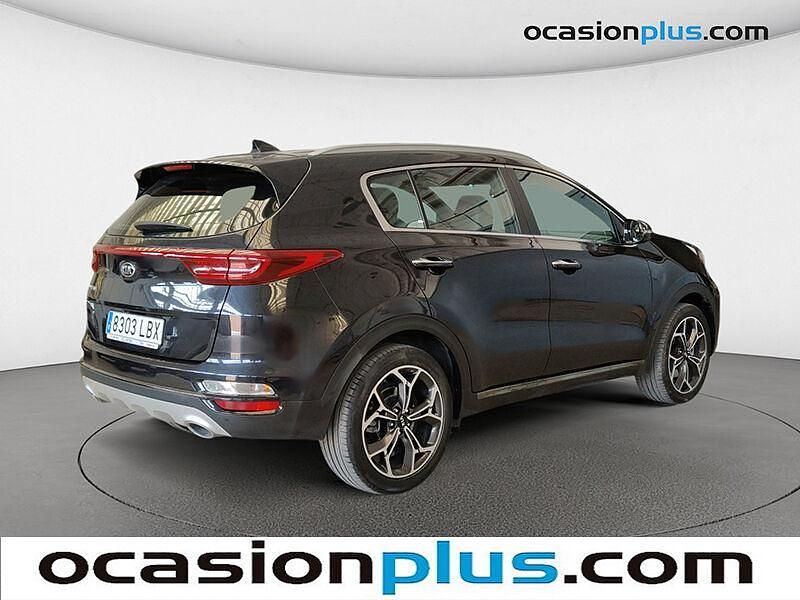 Usado Kia Sportage GT-Line 136 CV (100 kW) 2019 Negro SUV