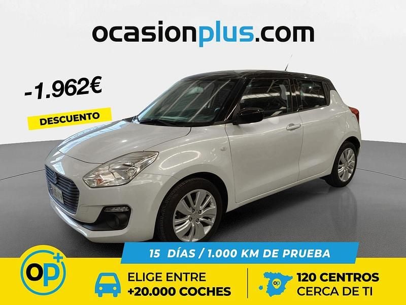 Blanco Usado 2018 Suzuki Swift Berlina | 12.790 € (Buen precio) - Imagen 1/4