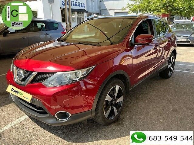 Rojo Usado 2017 Nissan Qashqai Tekna SUV | 13.975 € (Precio justo) - Imagen 1/4