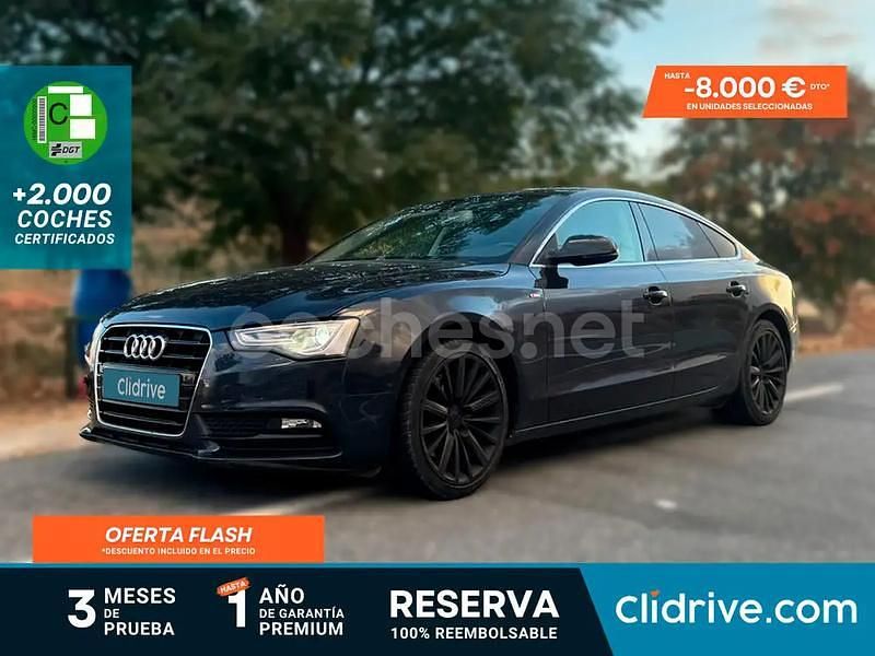 Negro Usado 2016 Audi A5 Sportback Advanced Utilitario | 17.190 € (Buen precio) - Imagen 1/3