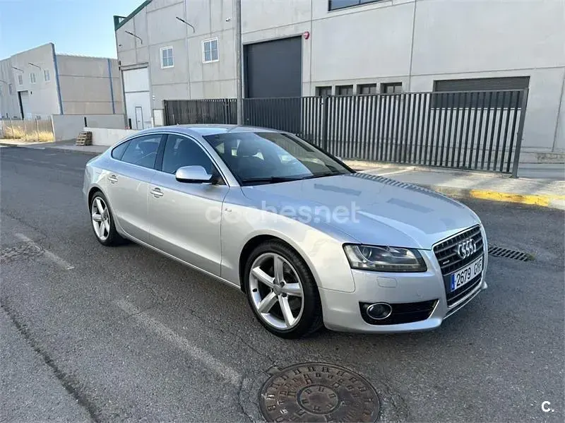 Usado Audi A5 Sportback 170 CV (125 kW) 2010 Gris / plata Utilitario