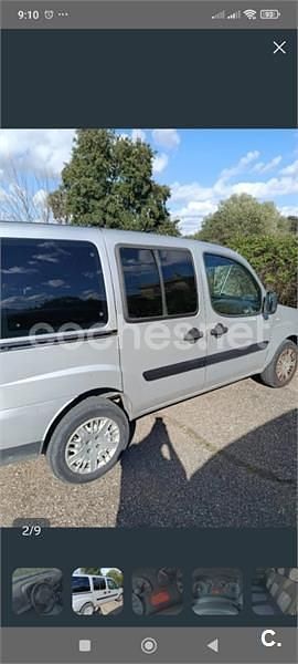 Usado Fiat Doblò Dynamic 105 CV (77 kW) 2009 Gris / plata Monovolumen