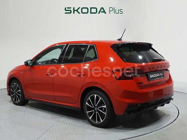 Nieuw Skoda Fabia Monte Carlo 115 PK (84 kW) 2025 Rood Sedan