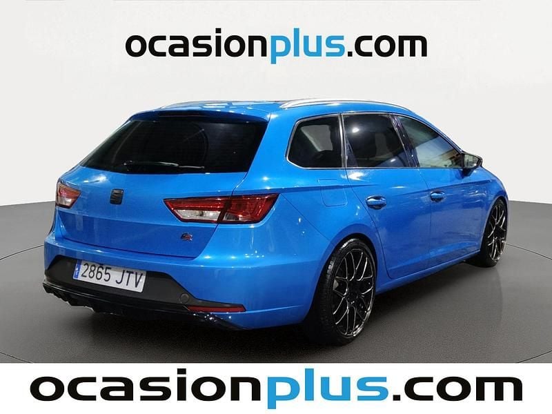 Usado Seat Leon FR 184 CV (135 kW) 2016 Azul Monovolumen
