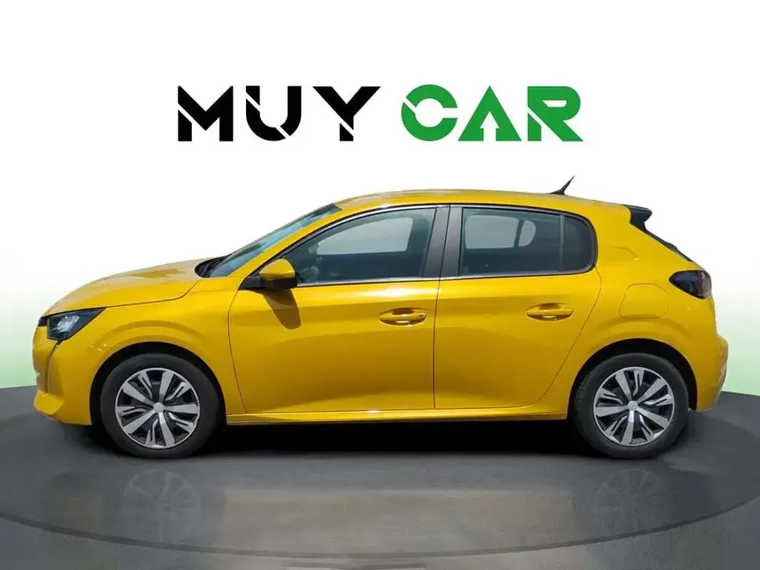 Usado Peugeot 208 Active 102 CV (75 kW) 2020 Amarillo Utilitario