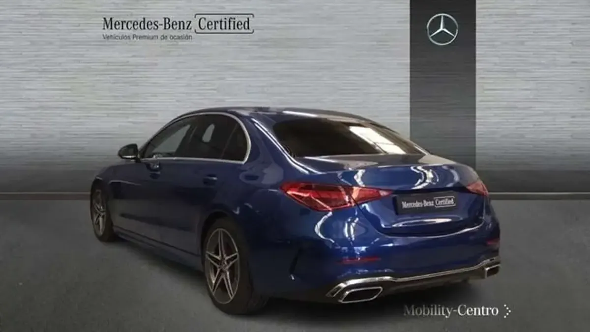 Usado Mercedes C200 207 CV (152 kW) 2021 Azul Berlina