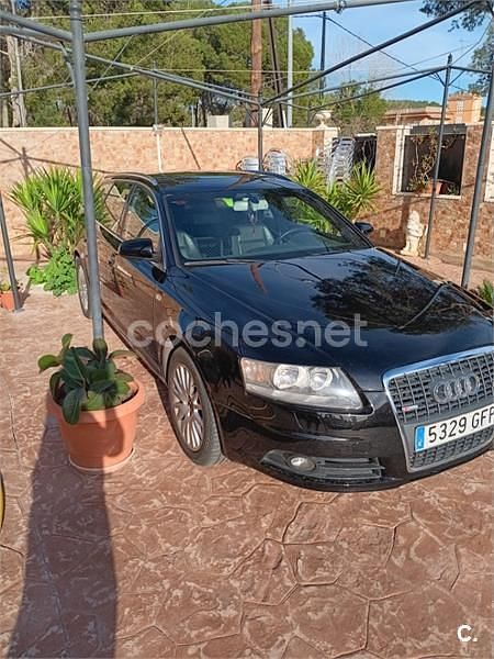 Usado Audi A6 140 CV (102 kW) 2008 Negro Familiar