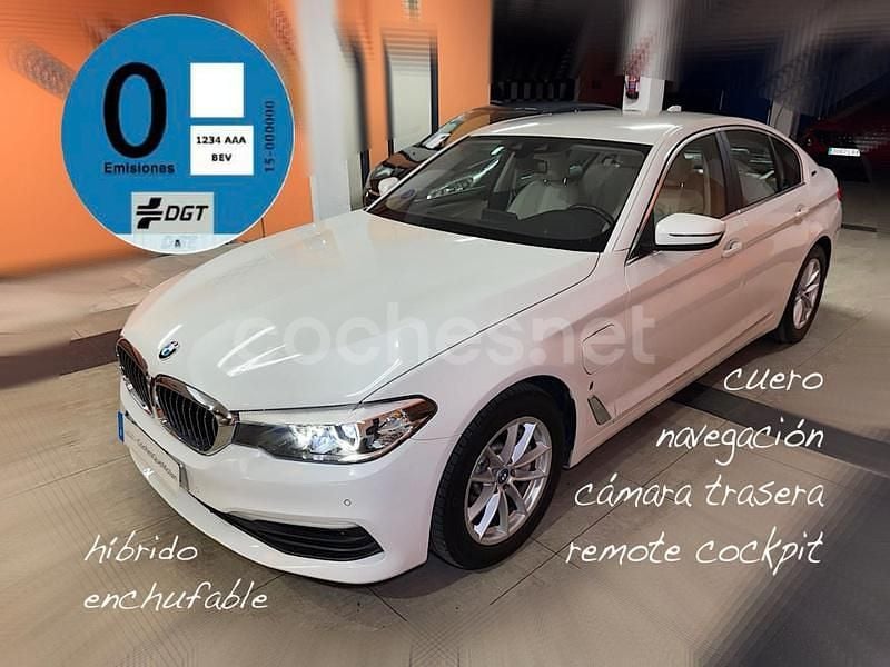 Blanco Usado 2019 BMW 530e iPerformance Berlina | 24.500 € (Buen precio) - Imagen 1/4