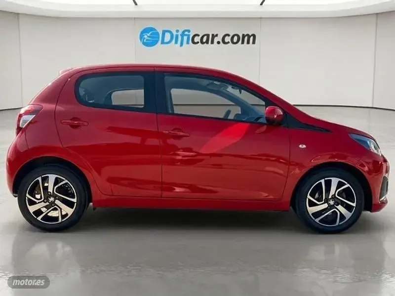 Usado Peugeot 108 Allure 82 CV (60 kW) 2018 Rojo Berlina