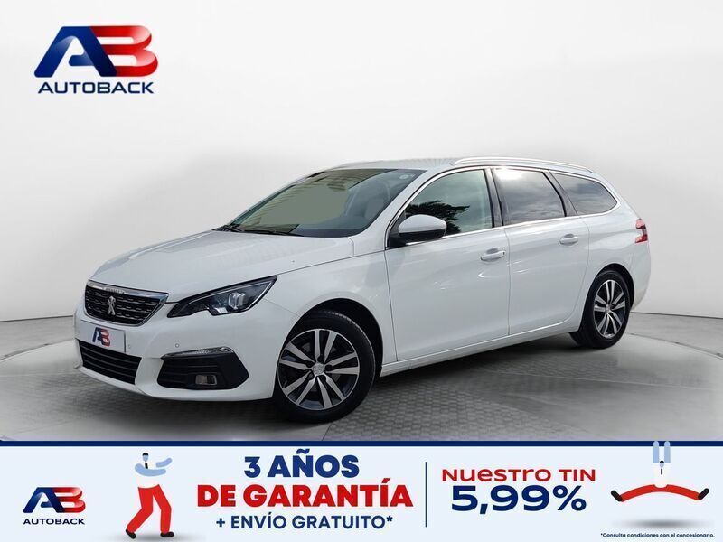 Blanco Usado 2020 Peugeot 308 Allure Familiar | 11.350 € (Precio justo) - Imagen 1/1