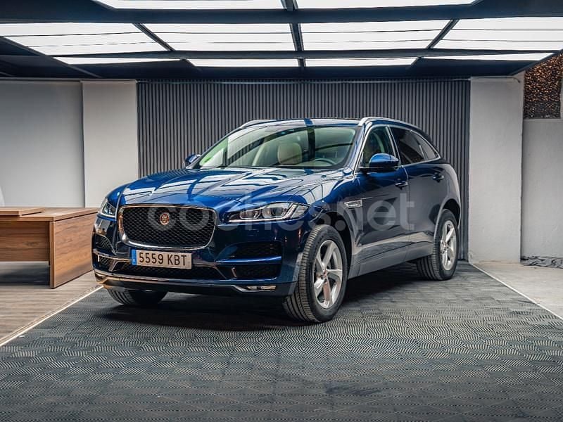 Usado Jaguar F-Pace Prestige 240 CV (176 kW) 2017 Azul SUV