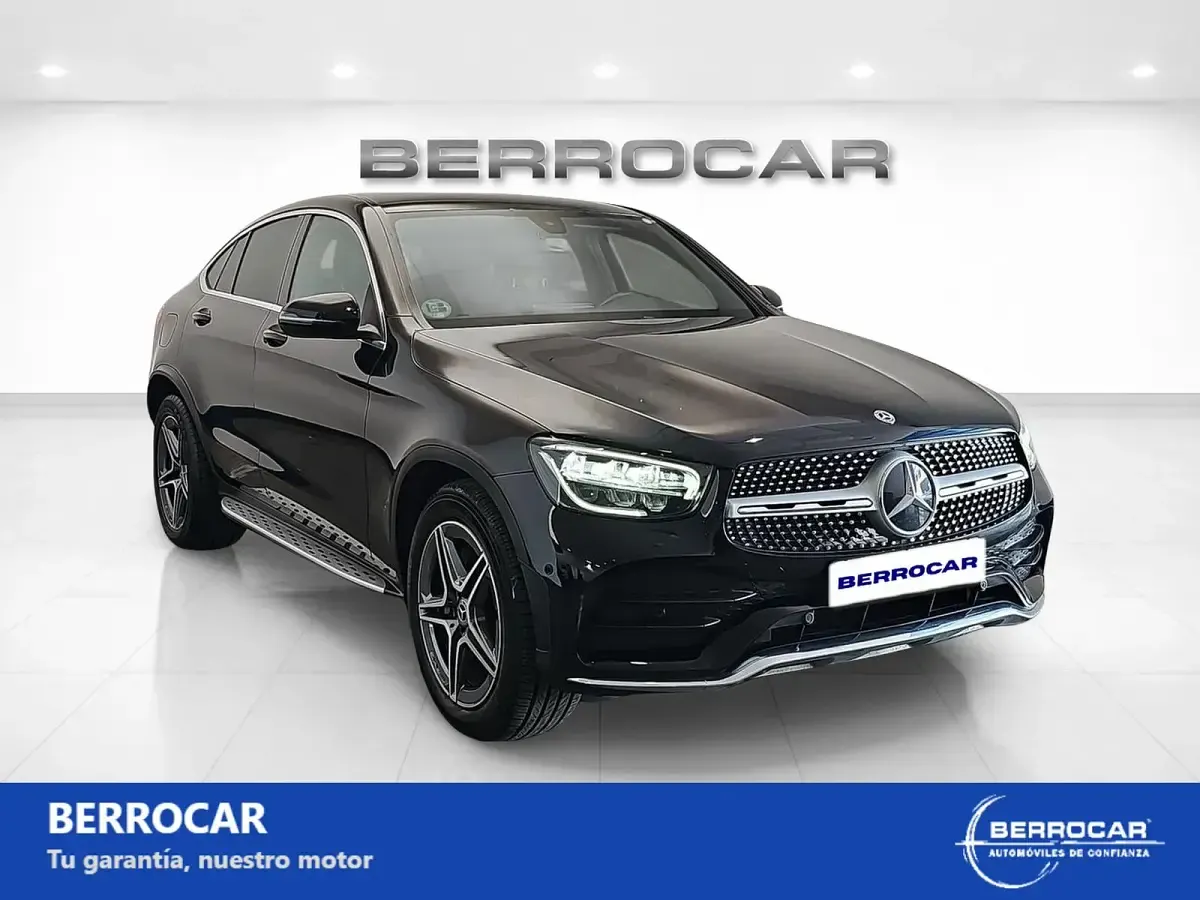 Usado Mercedes GLC220 194 CV (142 kW) 2022 Negro SUV