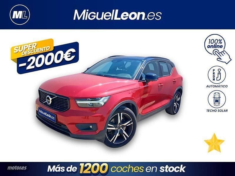 Rojo Usado 2021 Volvo XC40 R-Design SUV | 26.985 € (Precio justo) - Imagen 1/4