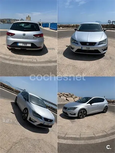 Usado Seat Leon FR 150 CV (110 kW) 2016 Gris / plata Berlina