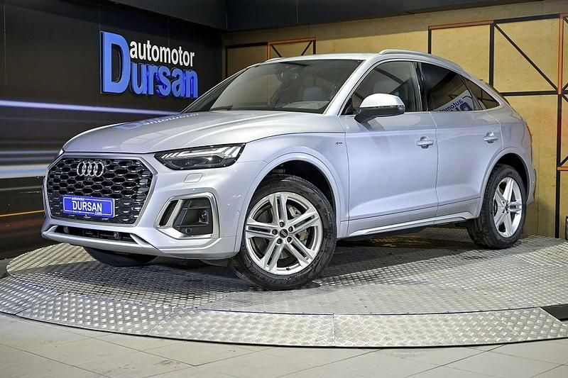 Usado Audi Q5 S-Line 204 CV (150 kW) 2022 Gris claro SUV