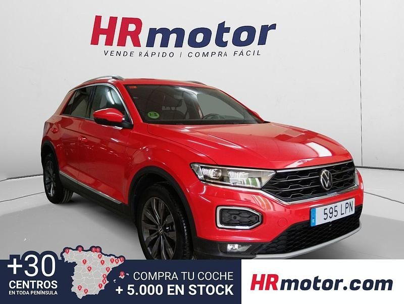 Rojo Usado 2021 VW T-Roc Sport SUV | 20.890 € (Precio justo) - Imagen 1/4