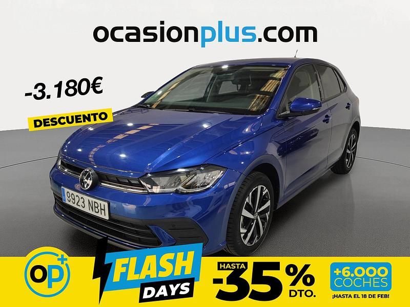 Usado VW Polo 95 CV (69 kW) 2025 Azul Berlina