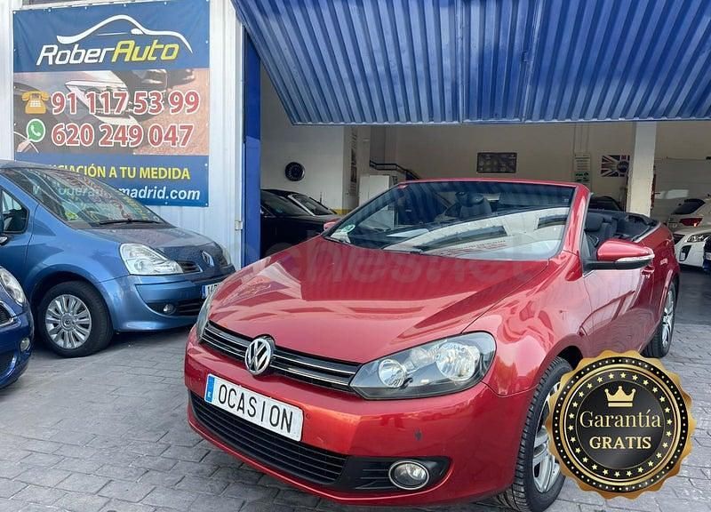Usado VW Golf Cabriolet 105 CV (77 kW) 2012 Rojo Descapotable
