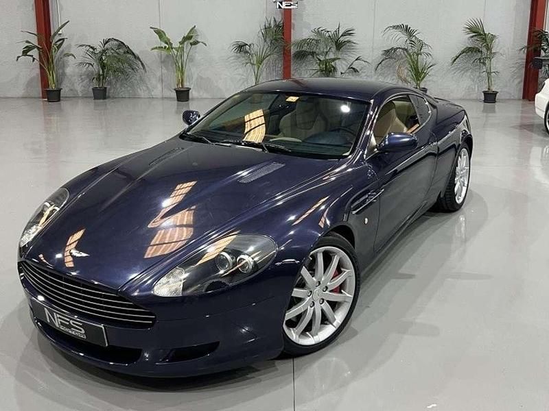 Usado Aston Martin DB9 450 CV (330 kW) 2005 Azul Descapotable
