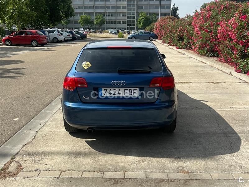 Usado Audi A3 Sportback Ambition 115 CV (84 kW) 2006 Azul Utilitario