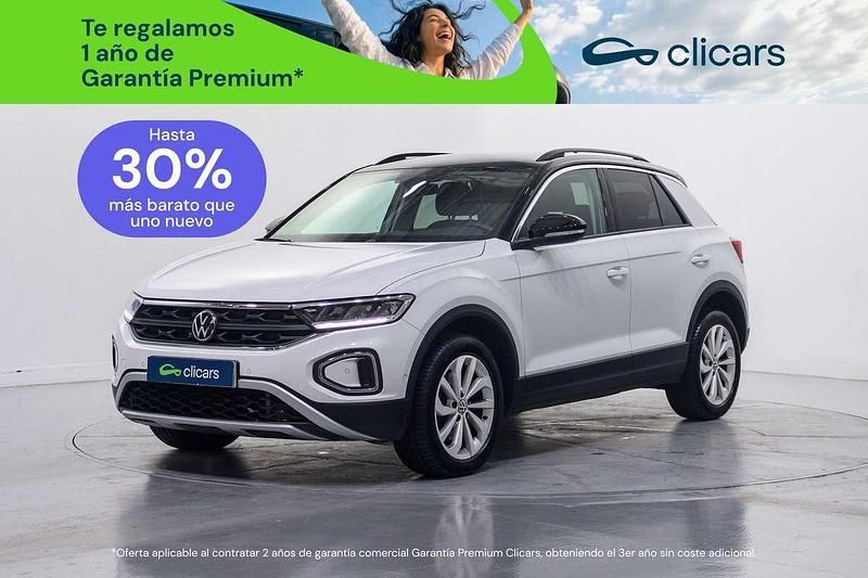 Usado VW T-Roc Life 150 CV (110 kW) 2022 Negro SUV