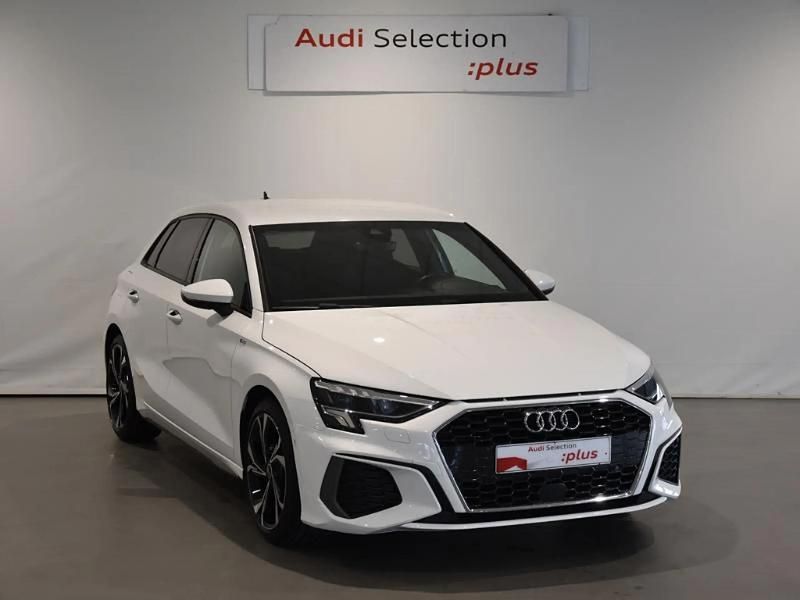Usado Audi A3 S-Line 150 CV (110 kW) 2021 Blanco Berlina
