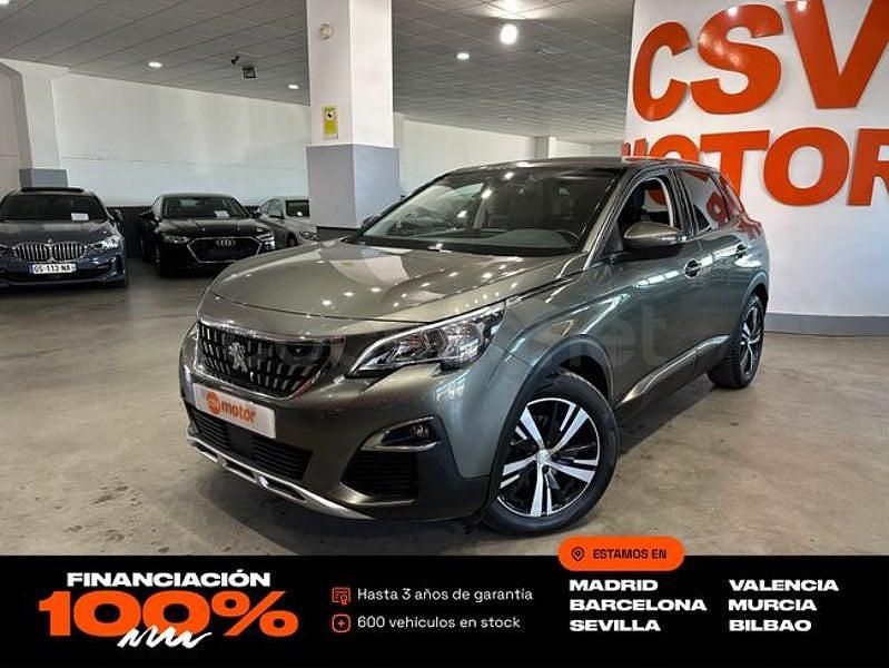Usado Peugeot 3008 Allure 130 CV (95 kW) 2017 Gris / plata SUV