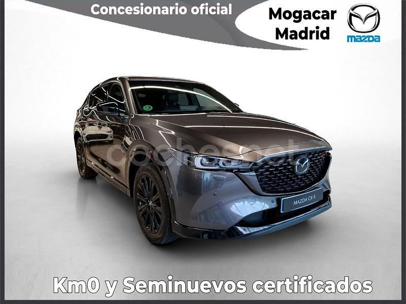 Gris / plata Usado 2022 Mazda CX-5 Homura-Line SUV | 26.900 € (Precio justo) - Imagen 1/4