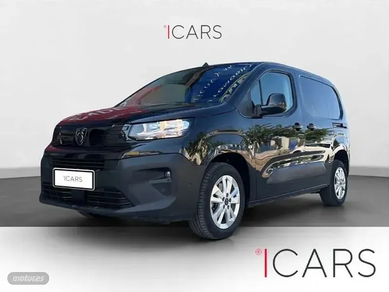 Usado Peugeot Partner 130 CV (95 kW) 2024 Negro Monovolumen