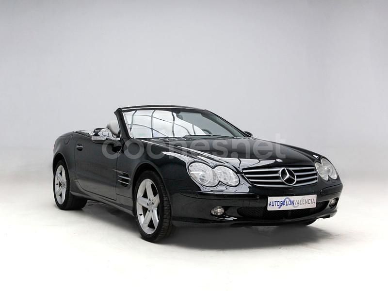 Negro Usado 2003 Mercedes SL350 Coupe | 17.900 € (Precio justo) - Imagen 1/4