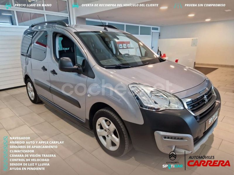 Gris / plata Usado 2016 Peugeot Partner Tepee Outdoor Monovolumen | 12.900 € (Un poco caro) - Imagen 1/4